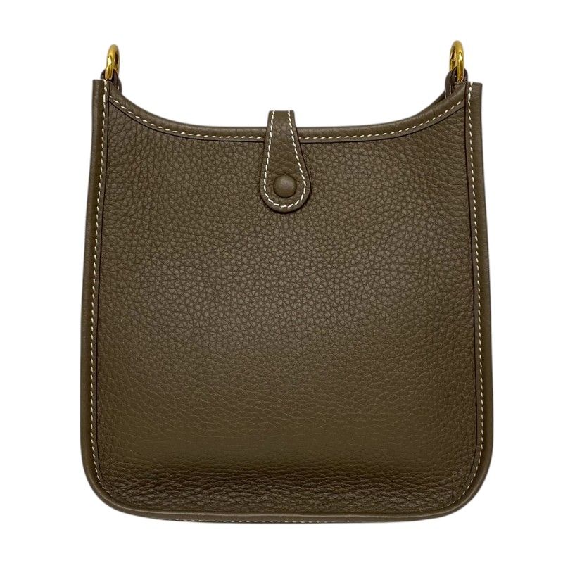 HERMES Evelyne TPM in Etoupe with Gold Hardware - Exquisite Craftsmanship