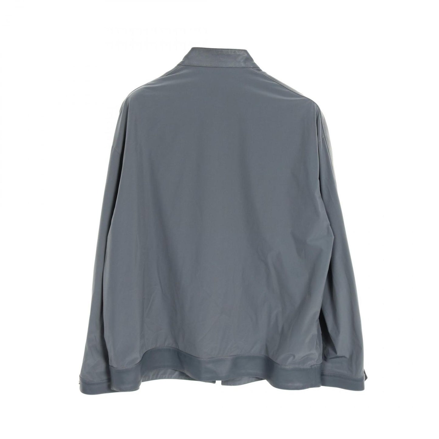 HERMES Serre Button Nylon Jacket in Blue - Size 48