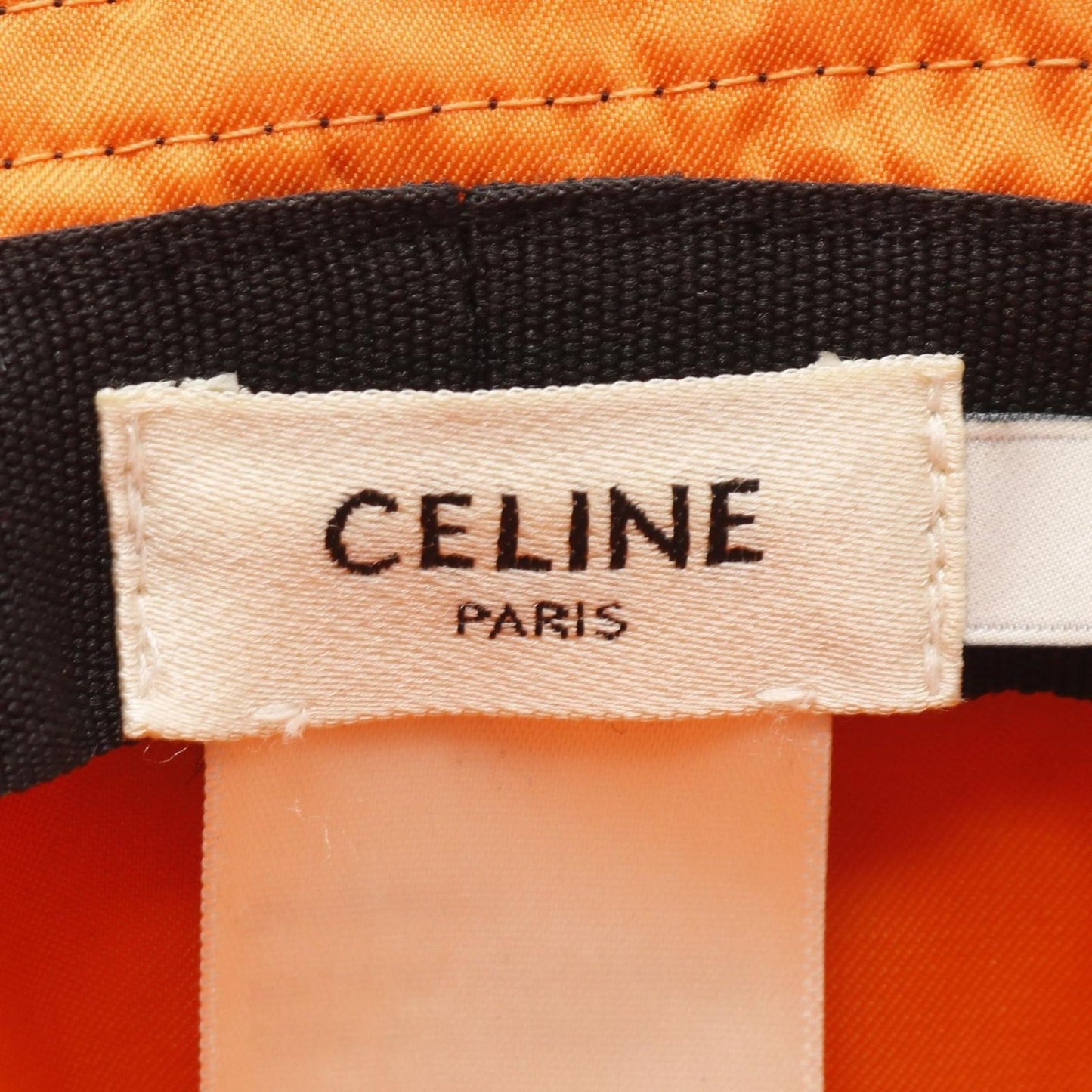 CELINE Nylon Twill Hat - Timeless Black Elegance