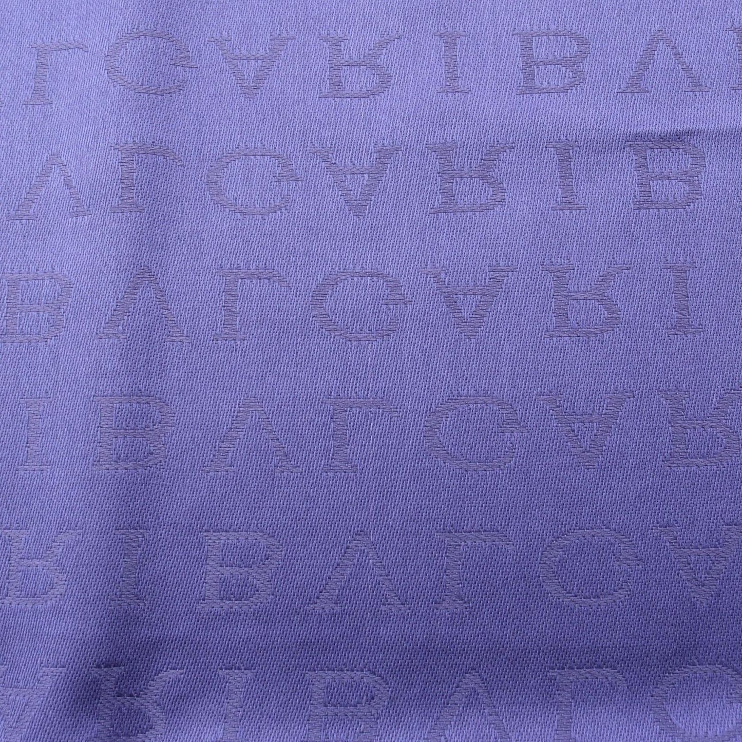 BVLGARI Logo Mania Navy Silk Wool Stole - Unused Luxury Accessory