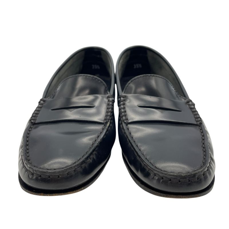 TOD’S Black Leather Coin Loafers for Women - Timeless Elegance