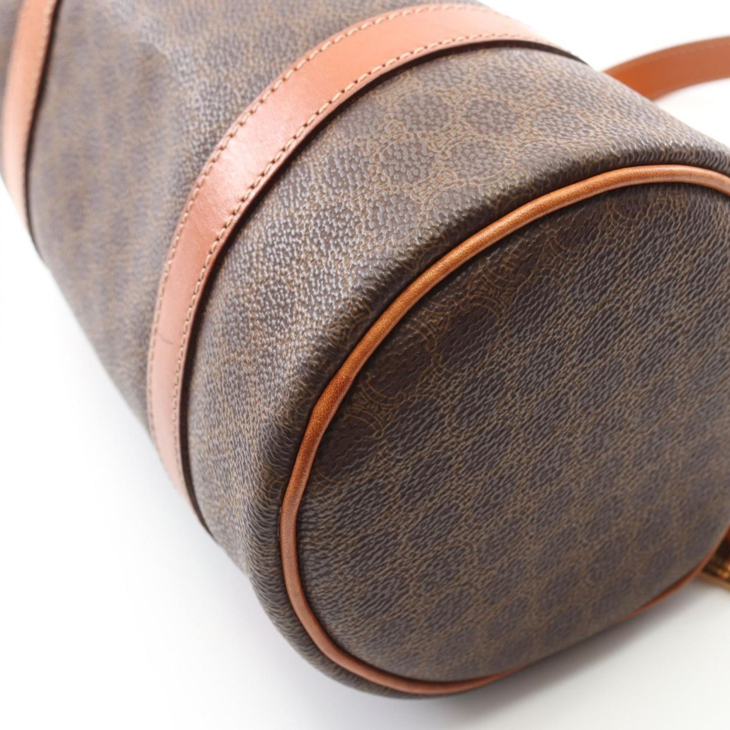 CELINE Macadam Brown Tote Bag - Timeless Elegance