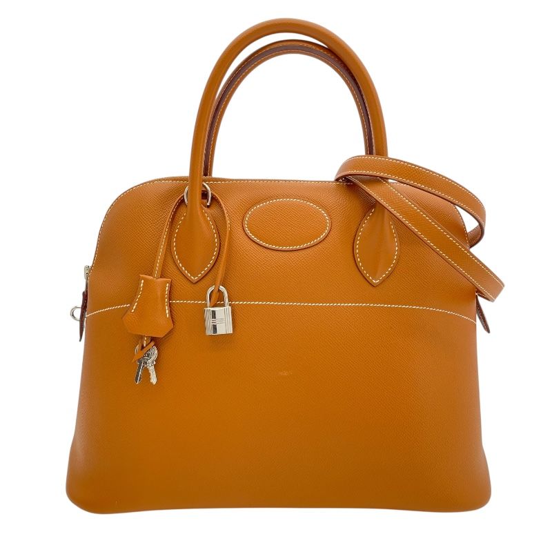 HERMES Bolide 35 Gold & Silver Hardware - Exquisite Craftsmanship