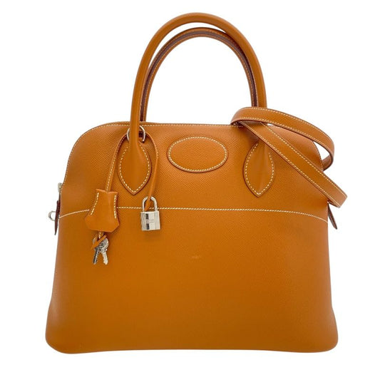 HERMES Bolide 35 Gold & Silver Hardware - Exquisite Craftsmanship