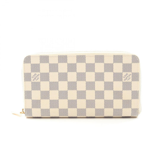 Louis Vuitton Zippy Organizer Wallet in Damier Azur Canvas