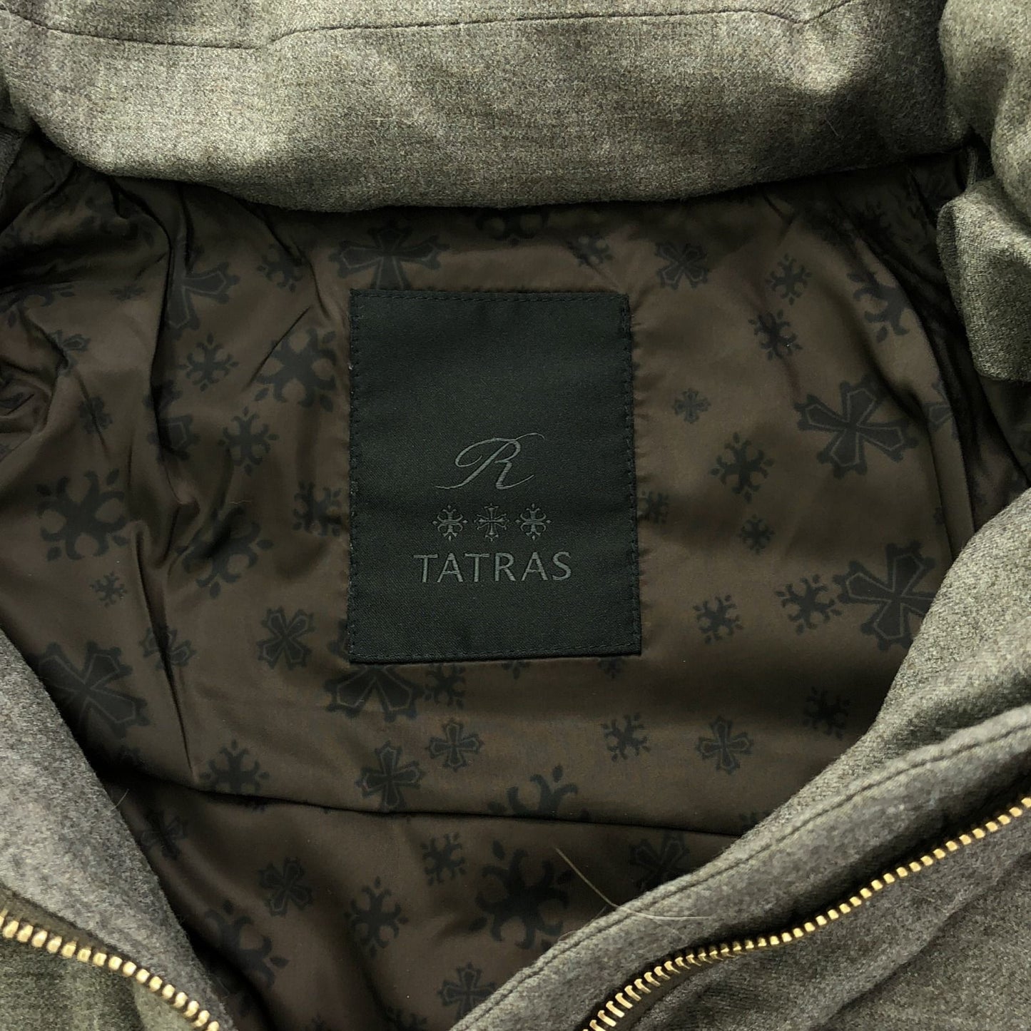 TATRAS Women's Wool Down Coat in Elegant Gray - Size 02