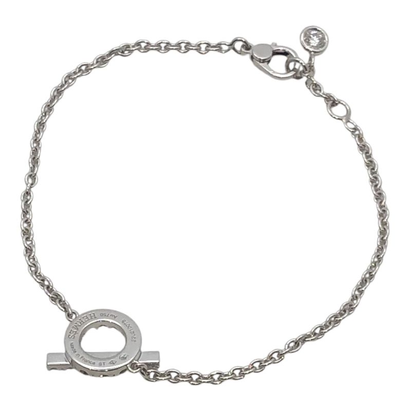 HERMES Finesse Diamond Bracelet in 750WG - Exquisite Luxury