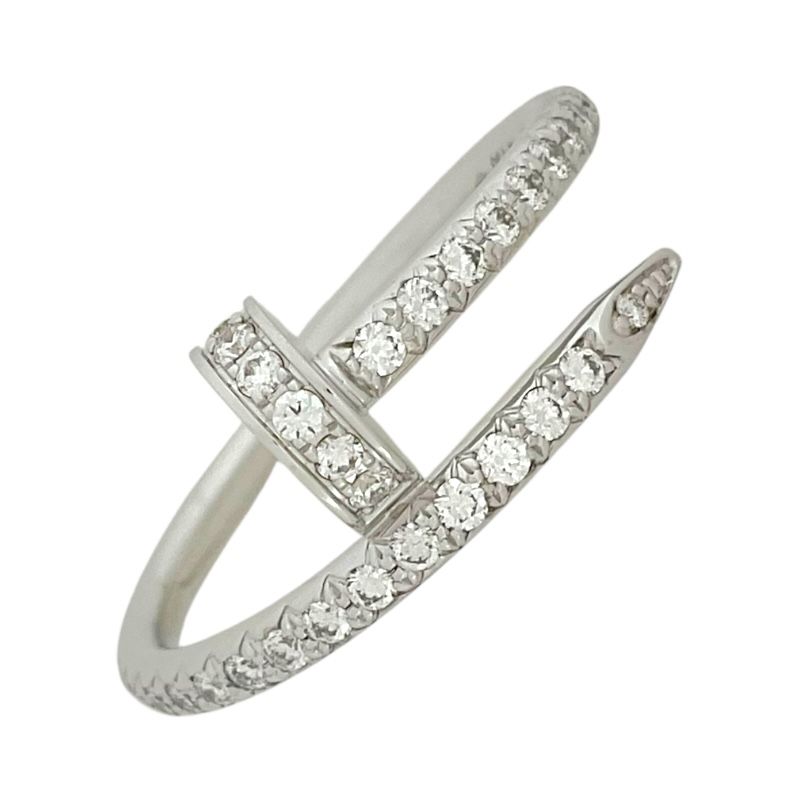 Cartier Juste un Clou Diamond Ring SM in 18K White Gold