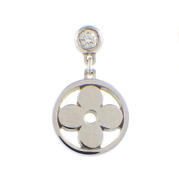 Louis Vuitton Monogram Idylle Flower Circle Diamond Earrings