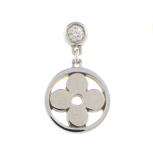 Louis Vuitton Monogram Idylle Flower Circle Diamond Earrings