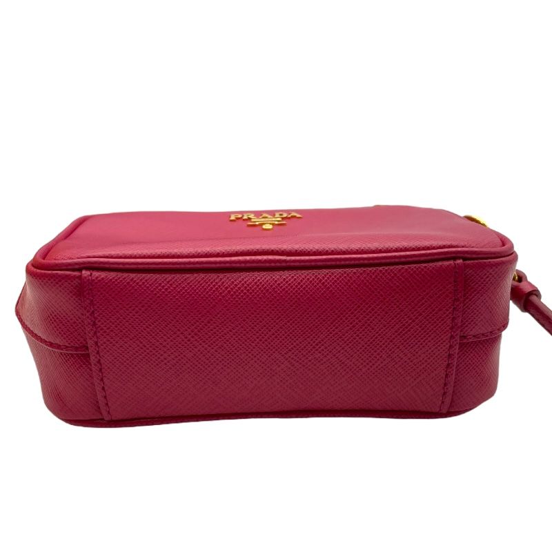 PRADA Saffiano Mini Camera Bag in Red - Iconic Luxury Accessory