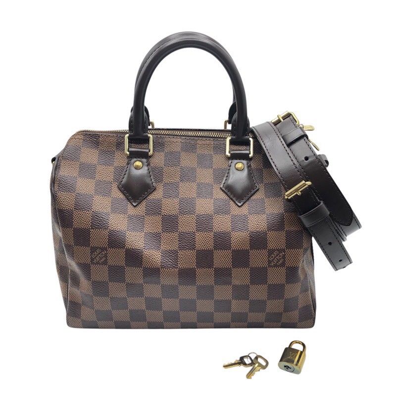 Louis Vuitton Speedy Bandoulière 25 Damier Canvas Shoulder Bag