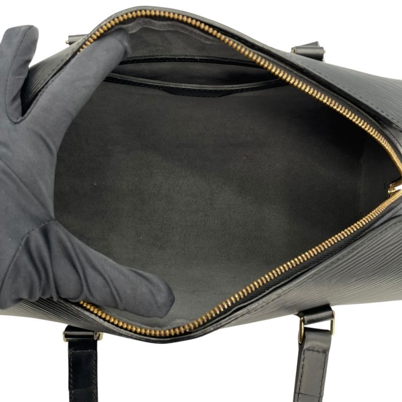 Louis Vuitton Sac Flore M52222 Black Epi Leather Handbag