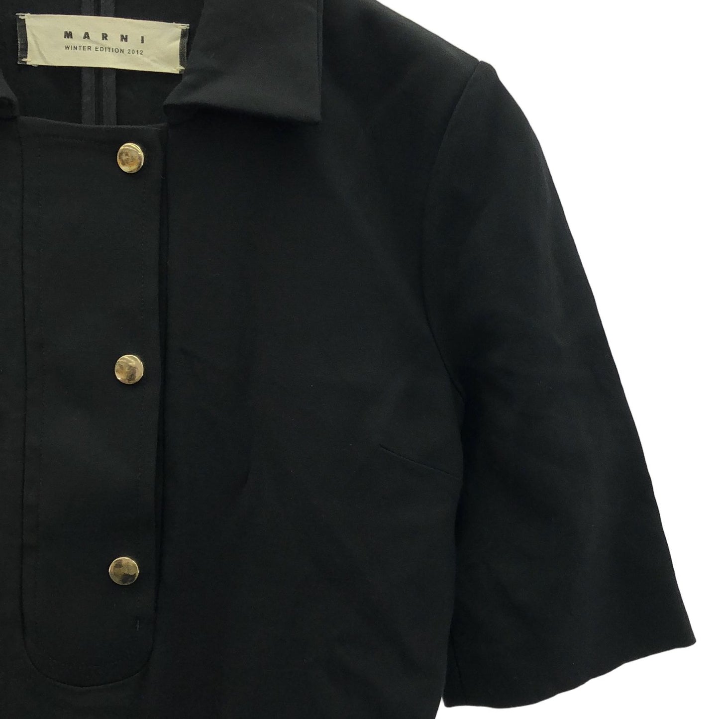 MARNI Elegant Black Rayon Dress - Timeless Sophistication