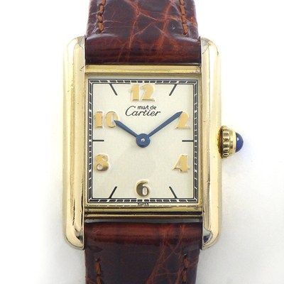 Cartier Must Tank SM W1008354 - Exquisite Ivory Dial Timepiece