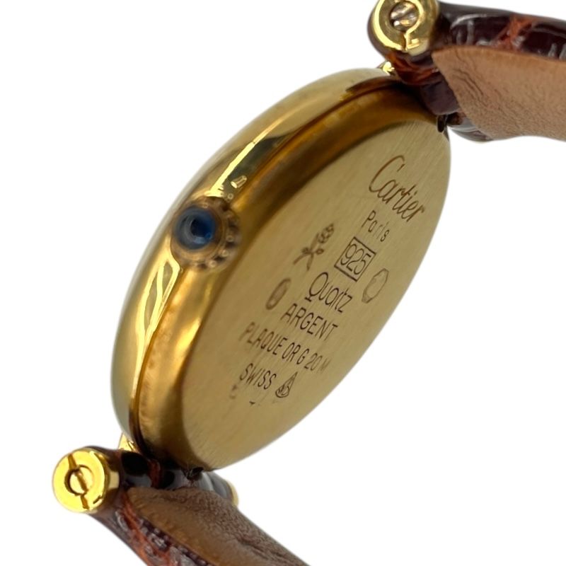 Cartier Must de Vendôme Ivory SV/GF Ladies Watch - Timeless Elegance