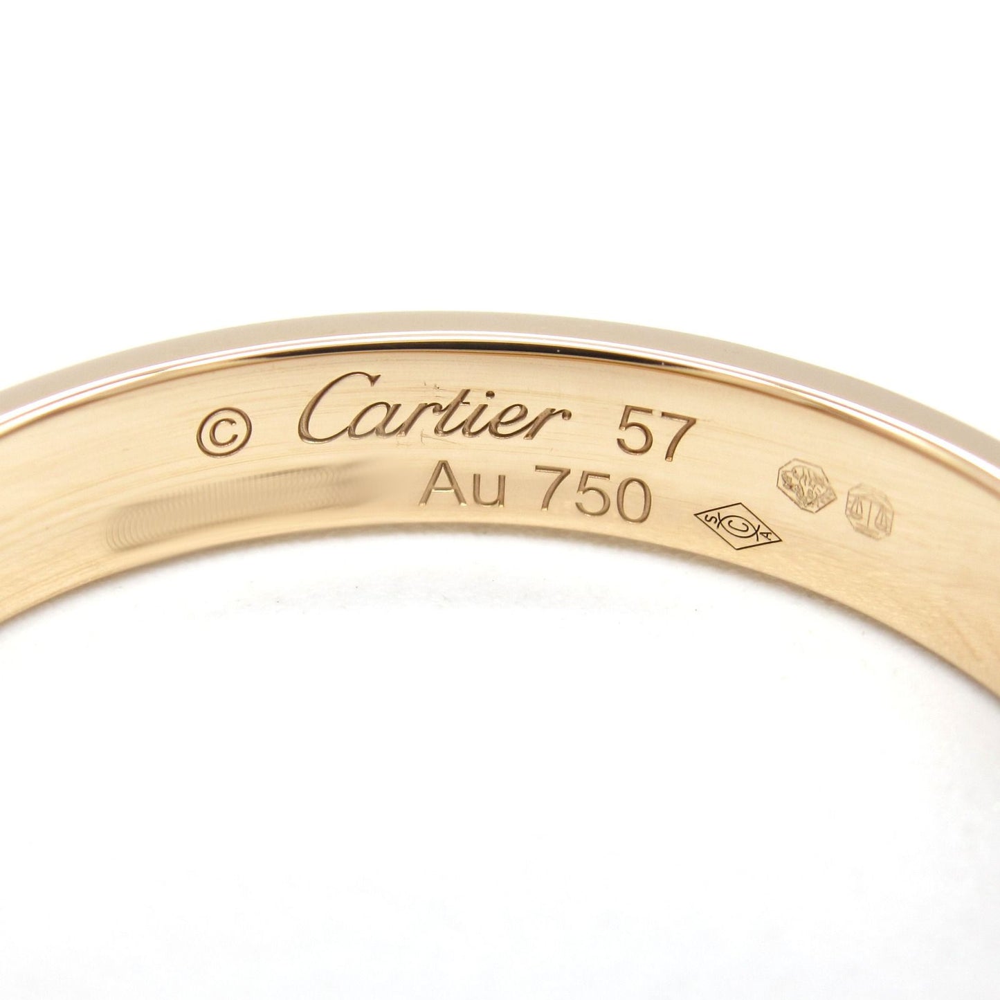 CARTIER Mini Love Ring in K18 Pink Gold - Timeless Elegance