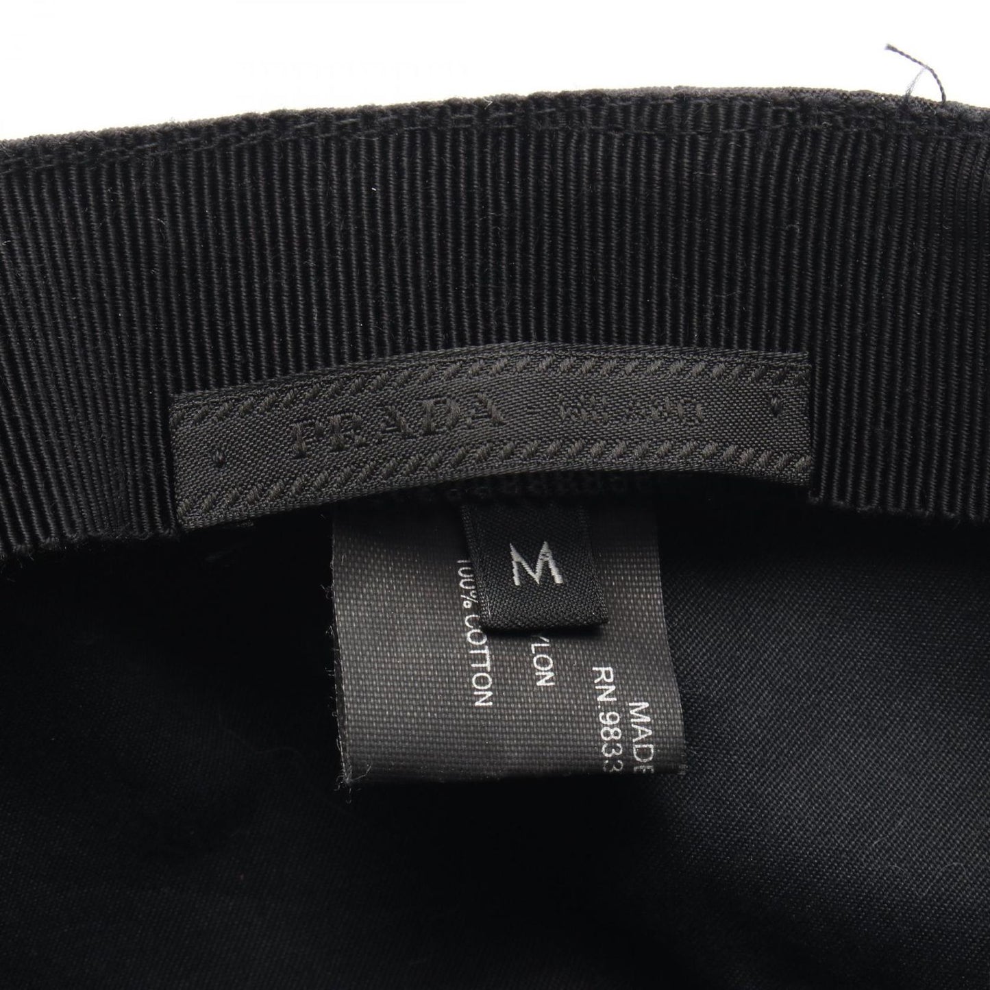 PRADA Re Nylon Baseball Cap - Timeless Black Elegance