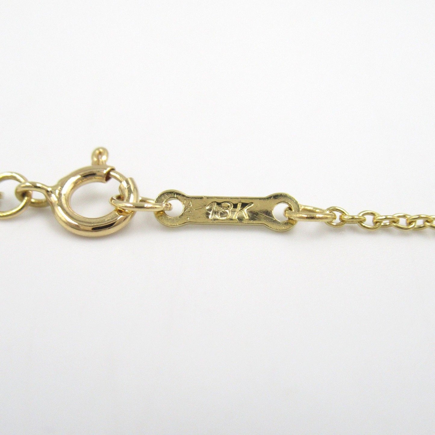 TIFFANY & CO Open Heart Necklace in K18 Yellow Gold - 41cm