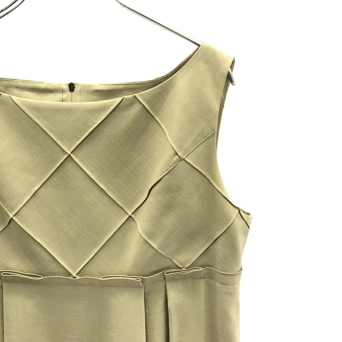 FOXEY NEW YORK Beige Sleeveless Dress - Timeless Elegance