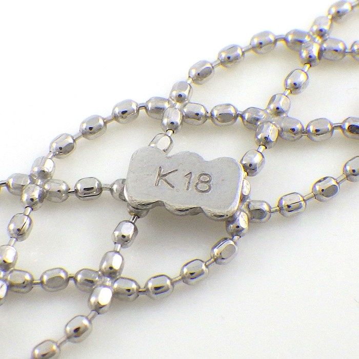 Exquisite Diamond Lariat Necklace in 18K White Gold - 1.46ct