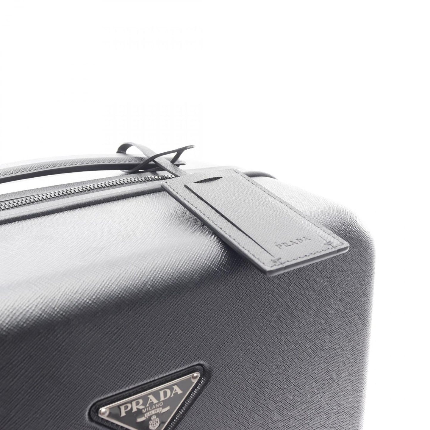 PRADA Policarbonato Trolley Carry-On - Black Saffiano Leather
