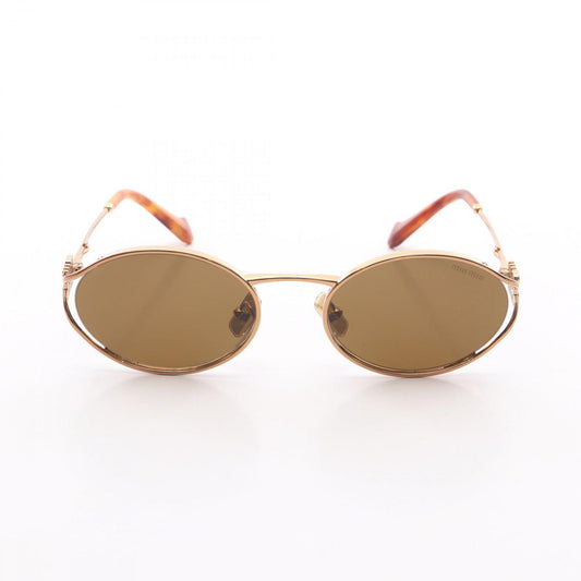 Miu Miu Brown & Gold Sunglasses - Timeless Elegance