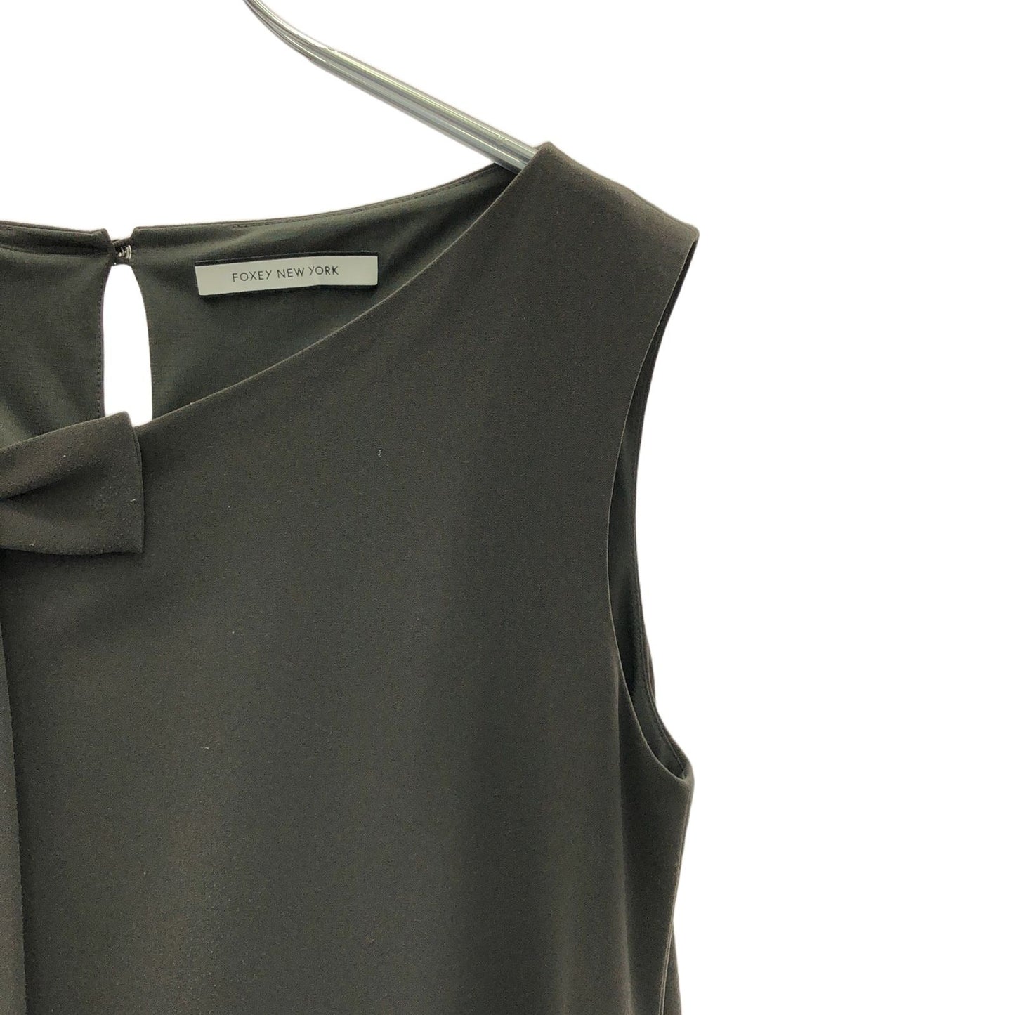 FOXEY NEW YORK Elegant Brown Dress - Timeless Sophistication