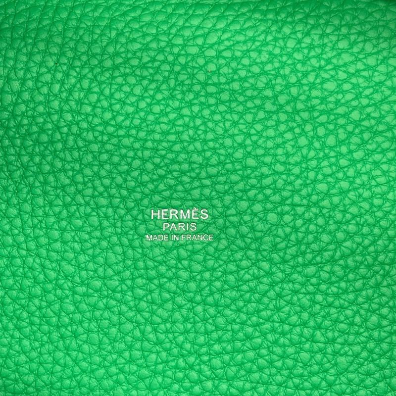 HERMES Picotin Lock PM Handbag in Veil Comic with Silver Hardware