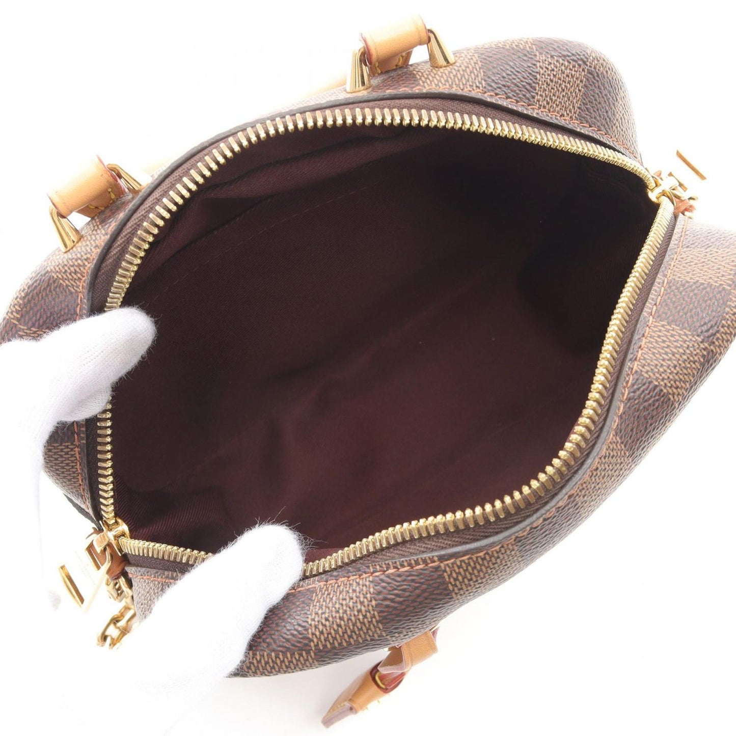Louis Vuitton Valizette Supple BB Handbag - Exquisite Brown Canvas