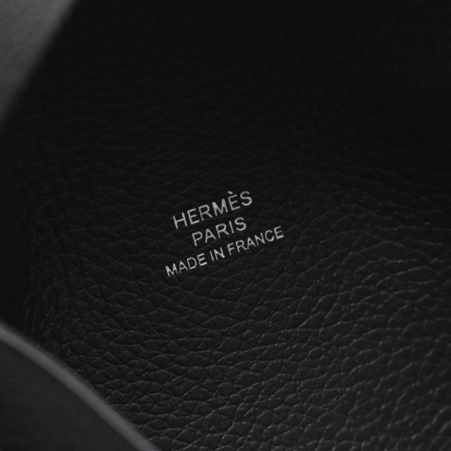 HERMES Calvi Coin Case in Black - Unused Luxury Accessory