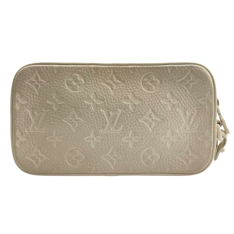 Louis Vuitton Pochette Volga M53551 in Powder White Monogram Empreinte