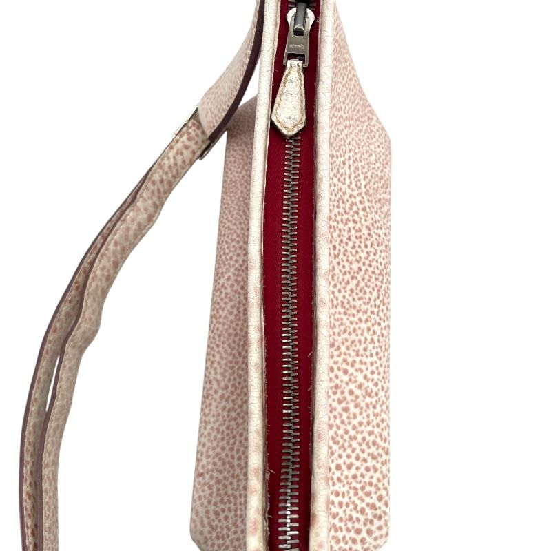 HERMES Berlingot PM Pink Shoulder Bag with Silver Hardware