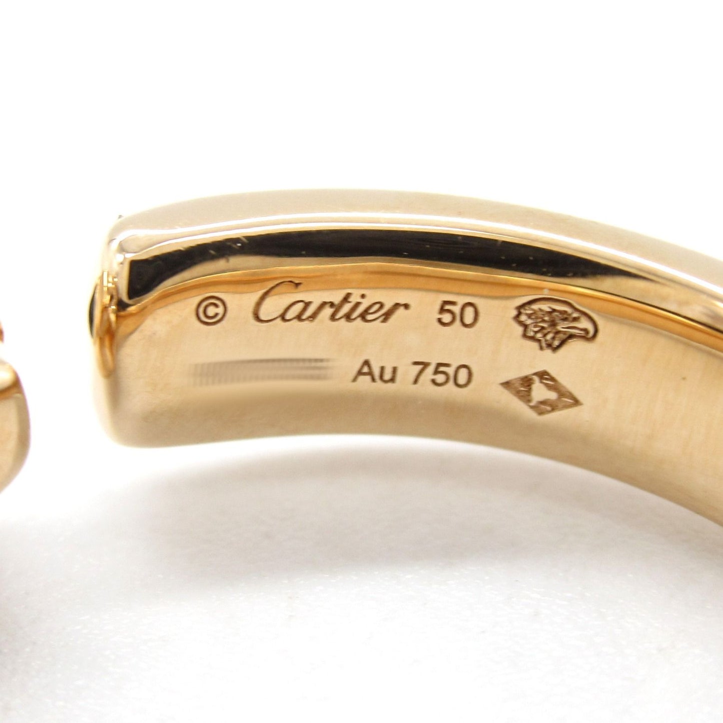 Cartier Panthère Ring with Tsavorite and Onyx in 18K Pink Gold