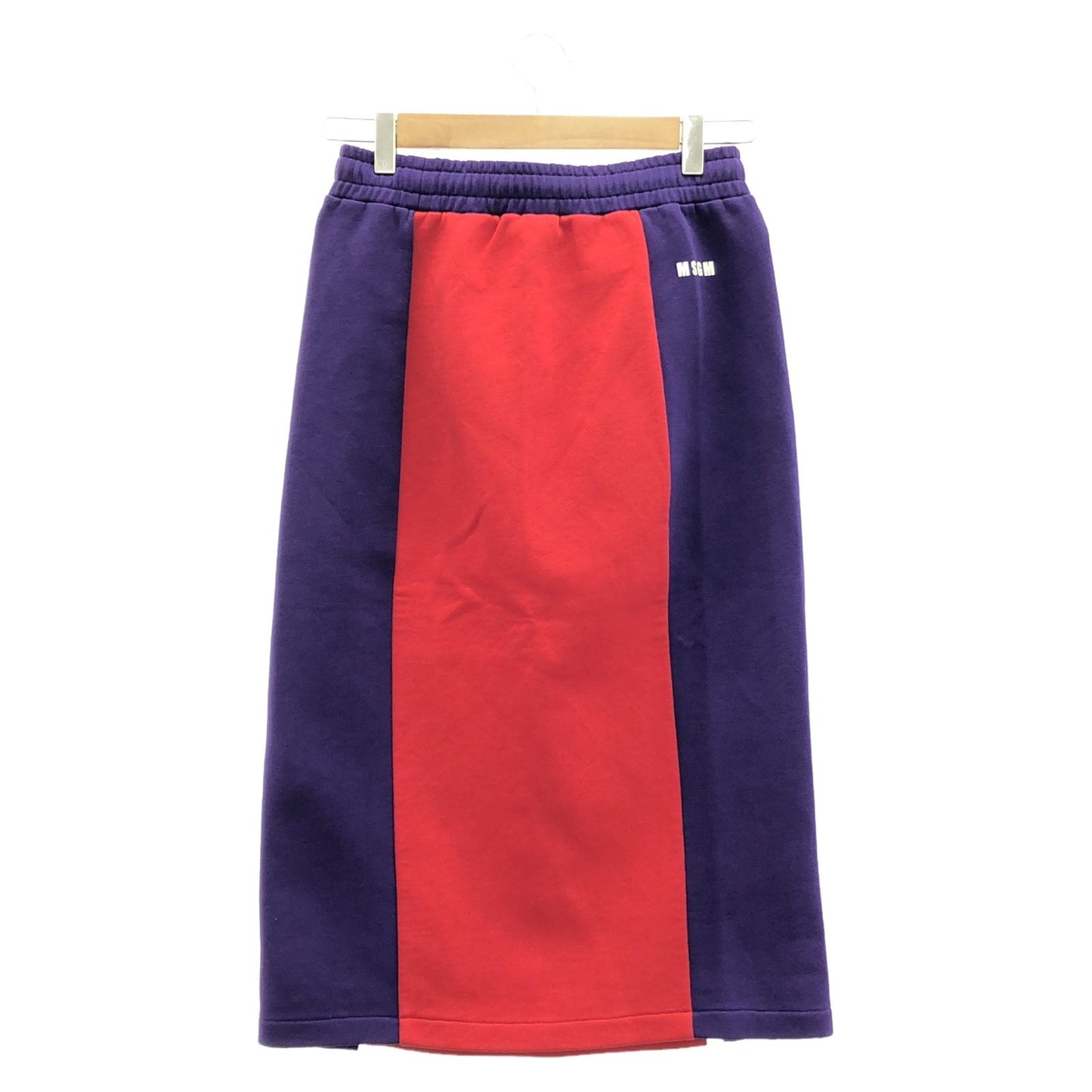 MSGM Cotton Skirt in Red - Exquisite Italian Craftsmanship