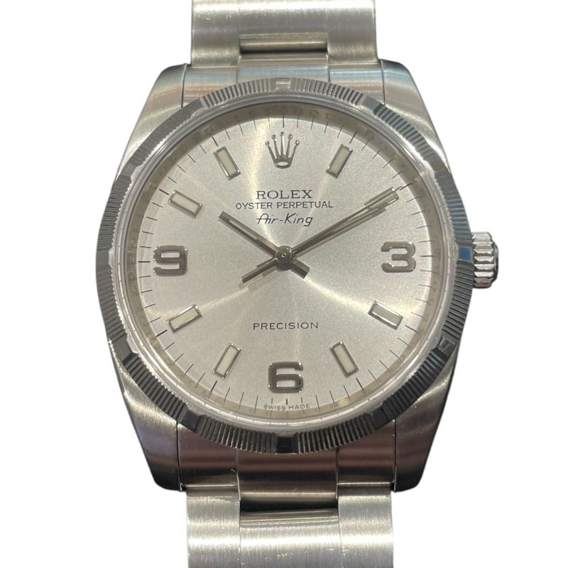 ROLEX Air-King 114210 Stainless Steel Automatic Unisex Watch