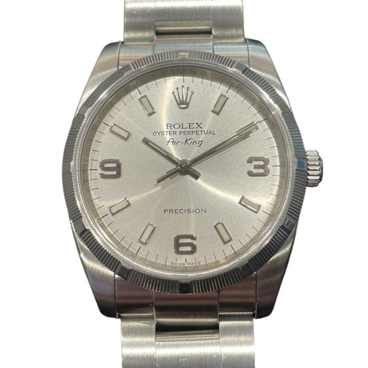 ROLEX Air-King 114210 Stainless Steel Automatic Unisex Watch