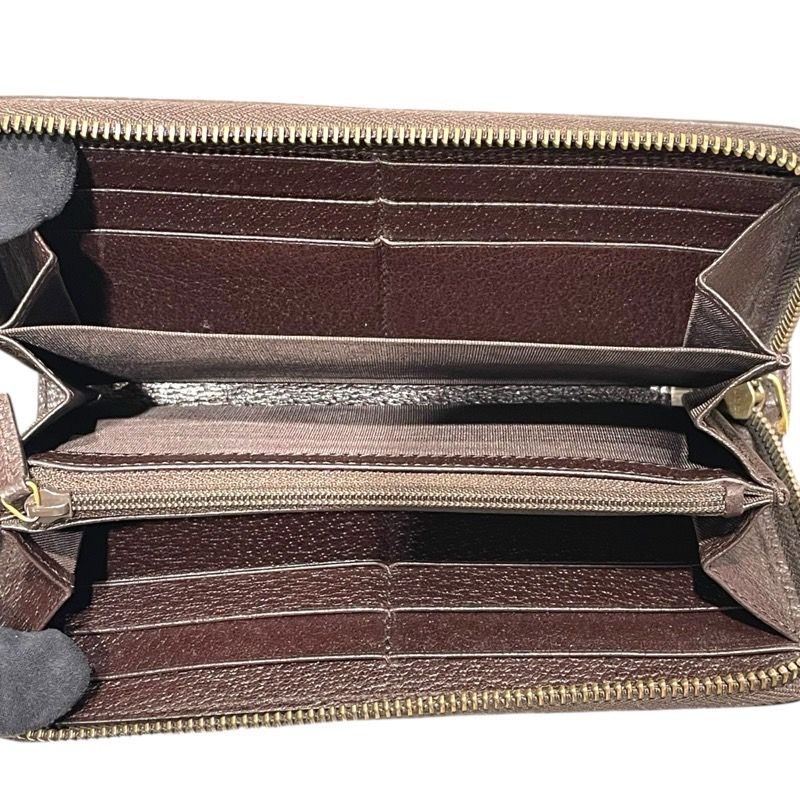 GUCCI GG Marmont Round Zip Wallet - Unisex Leather Luxury Accessory