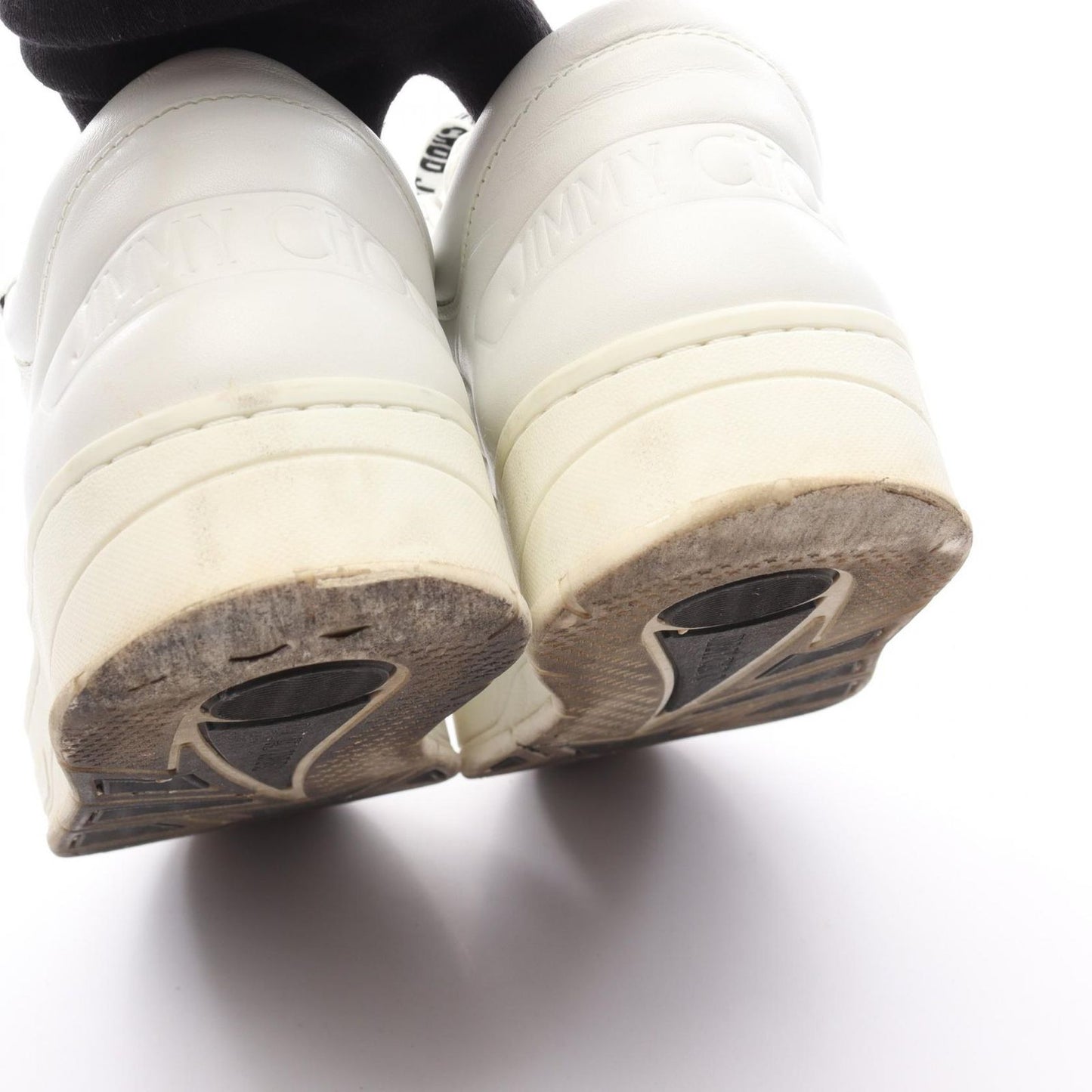 Jimmy Choo Hawaii Sneakers in White Leather - Timeless Elegance