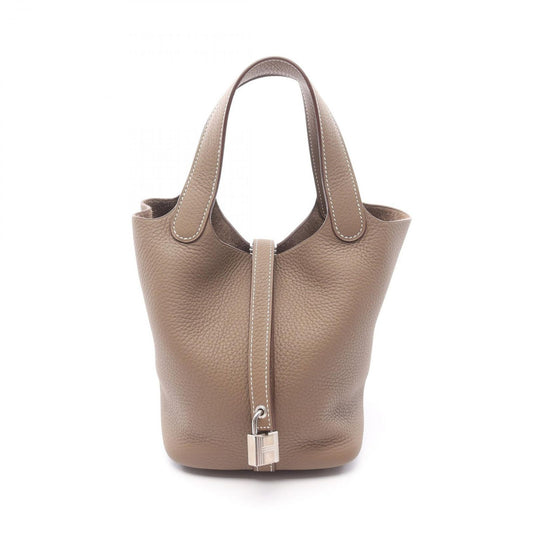 HERMES Picotin Lock PM Etoupe Handbag - Timeless Elegance