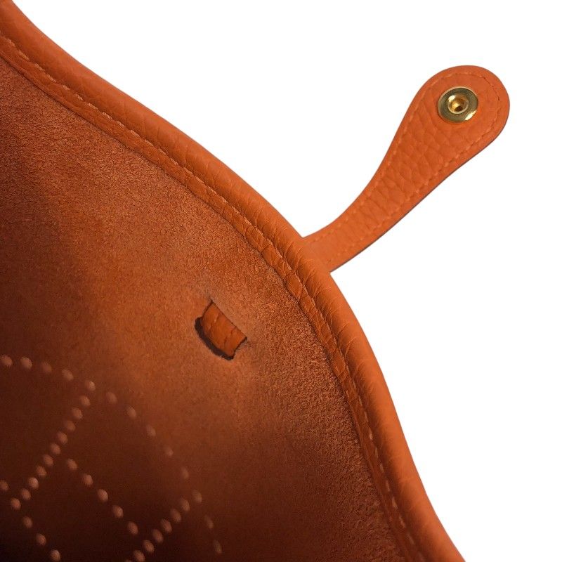 HERMES Evelyne TPM Orange Field with Gold Hardware - Exquisite Luxury