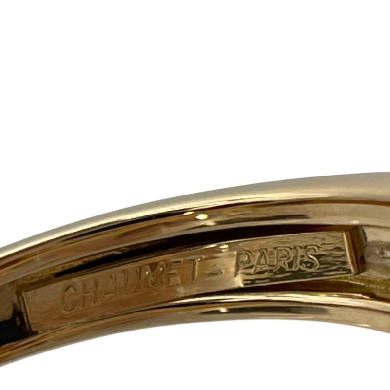 CHAUMET Ruby Diamond Ring in 750YG Gold - Exquisite Craftsmanship