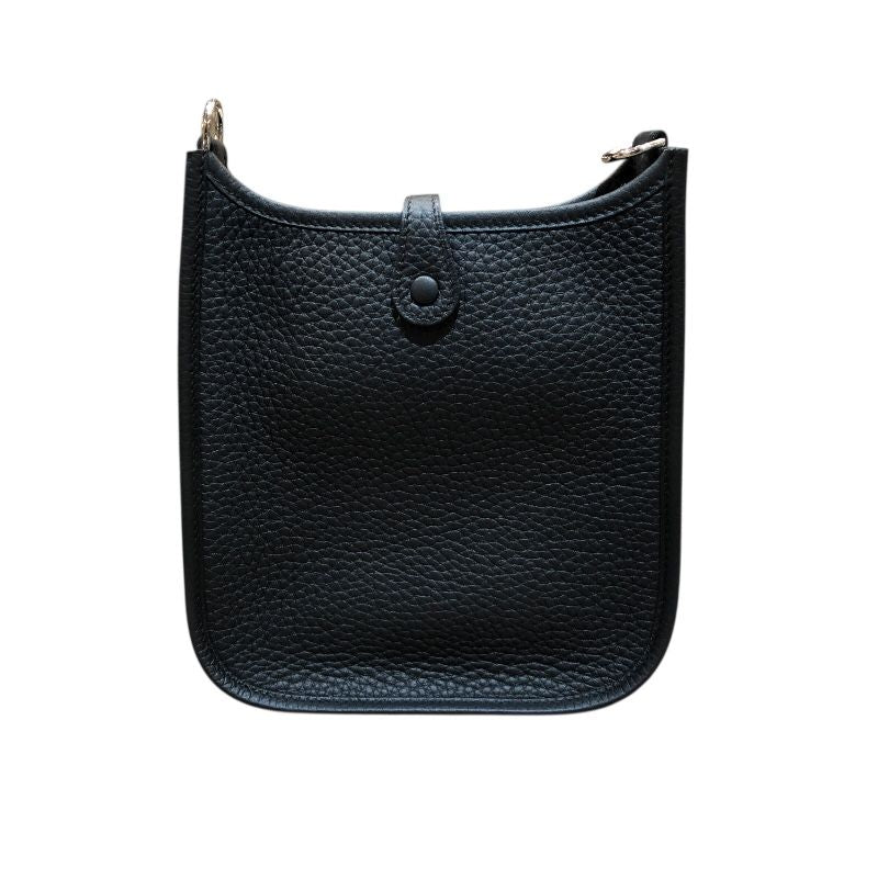 HERMES Evelyne TPM Black & Silver Hardware - Exquisite Luxury Shoulder Bag
