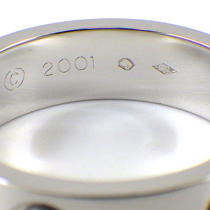 Cartier Love Ring Classic Model B4084900 in Platinum PT950