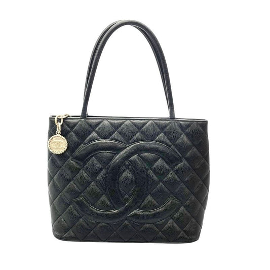 CHANEL Reissue Tote A01804 Black Caviar Leather Handbag