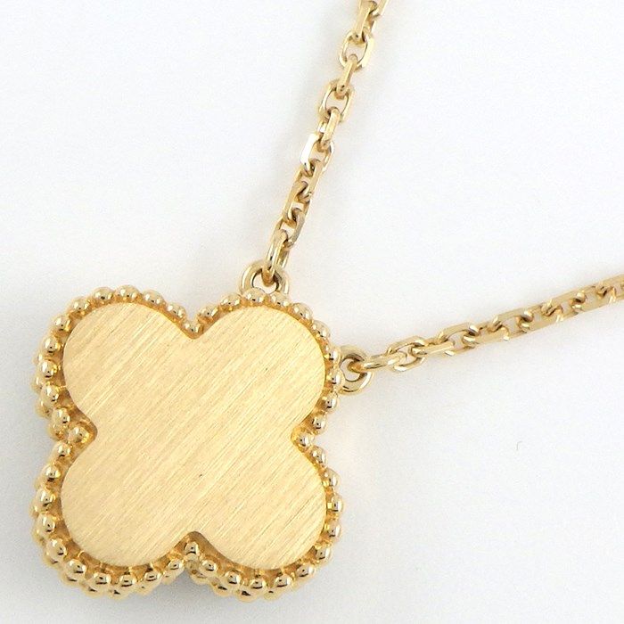 Van Cleef & Arpels Vintage Alhambra Necklace with Diamond