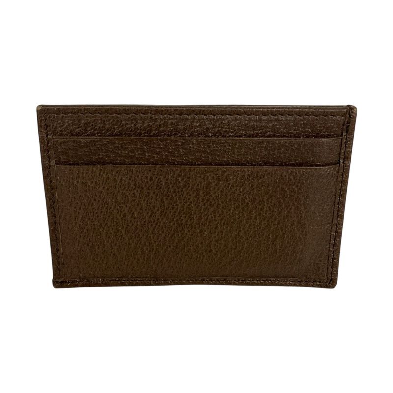 GUCCI Ophidia Card Case Beige/Brown GG Supreme - Luxury Accessory