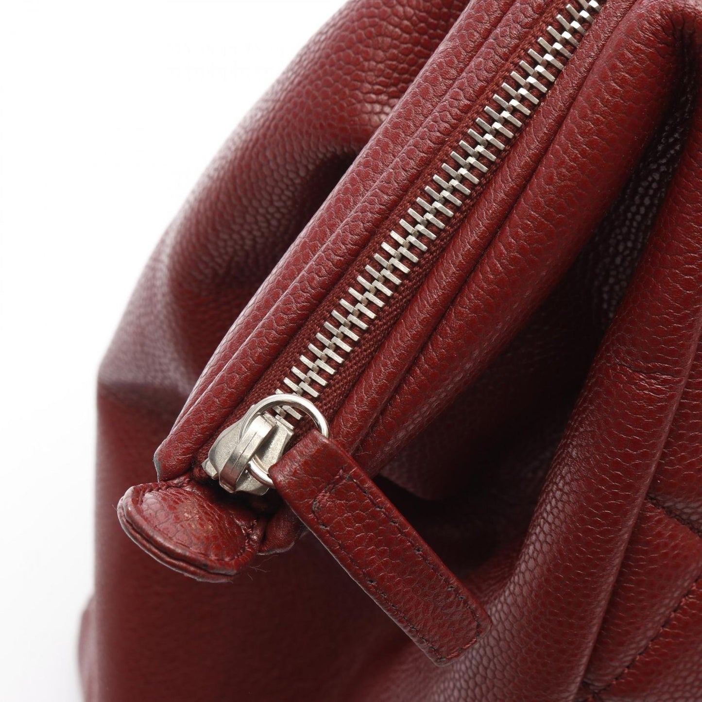 CHANEL Coco Mark Bordeaux Leather Tote Bag - Exquisite Craftsmanship