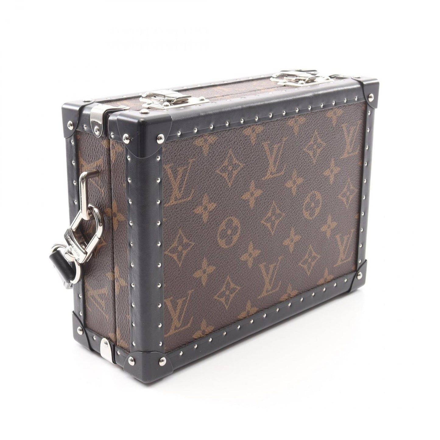Louis Vuitton Monogram Macassar Clutch Box Shoulder Bag - Exquisite Craftsmanship