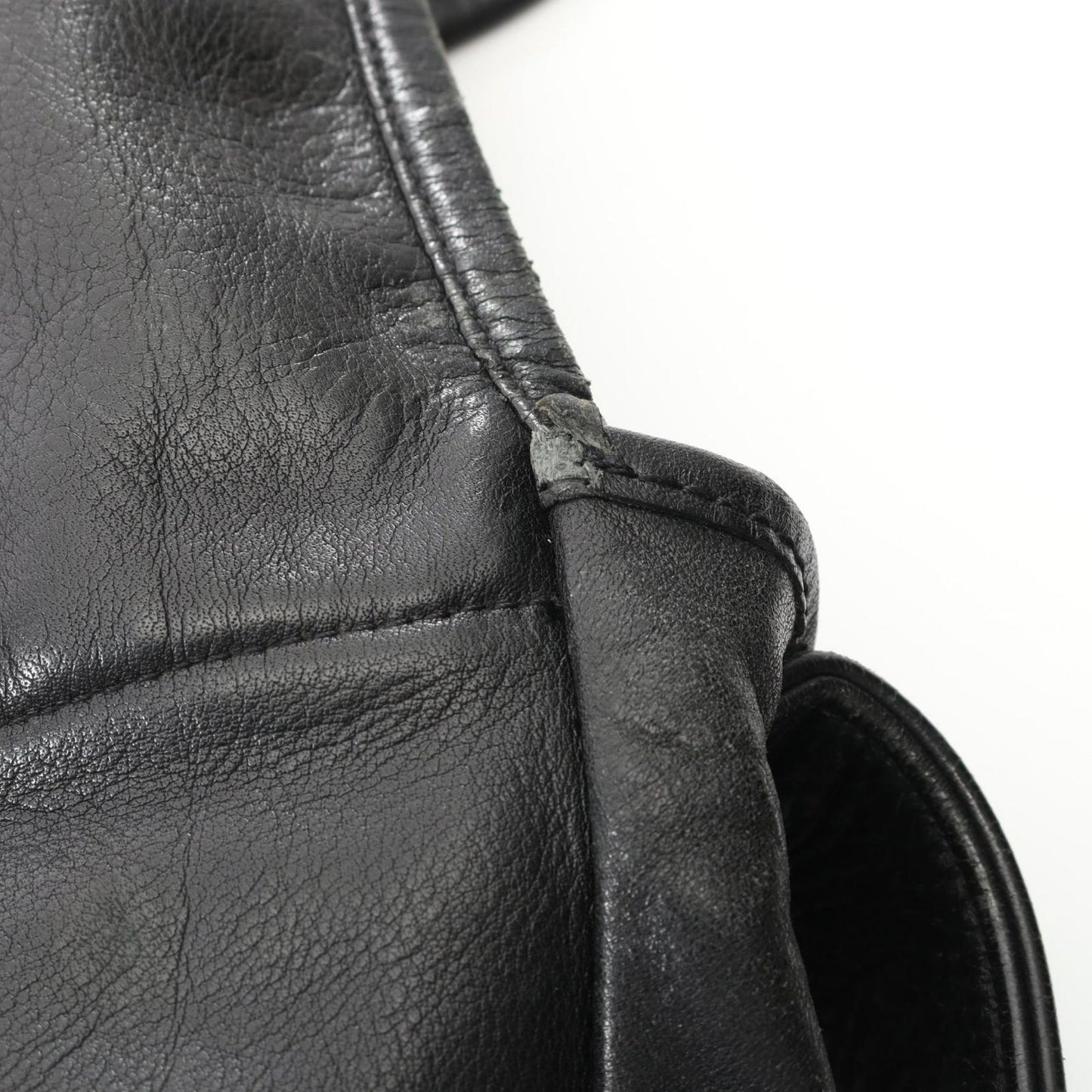 CHROME HEARTS Black Leather Shoulder Bag - Timeless Elegance